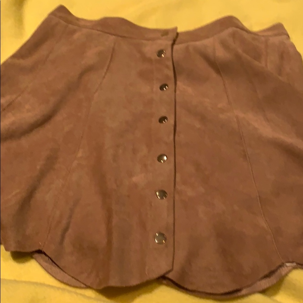 Pleather skirt